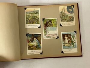 Vintage Scrapbook Album Antique Paper Ephemera 1893 Kearsarge Hotel Menu Cards